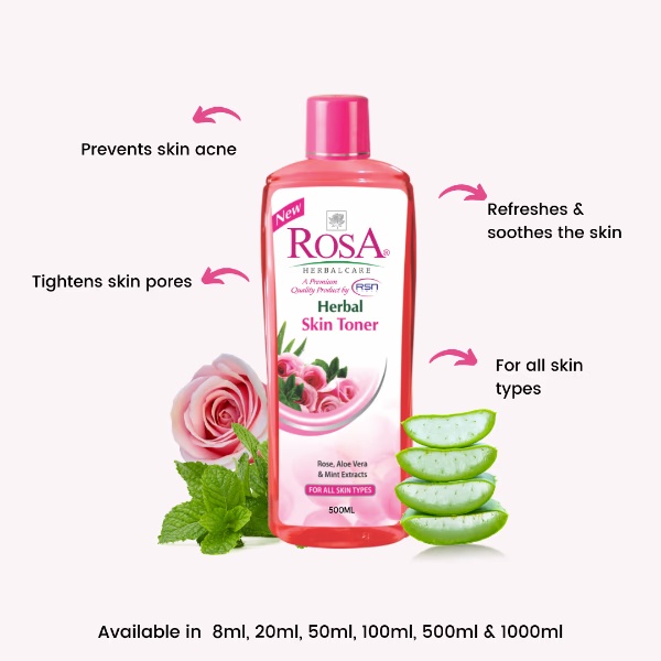 Rosa Herbal Skin Toner 500 ml