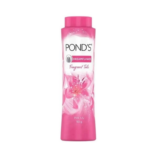 Pond's Dreamflower Fragrant Talcum Powder, Pink Lily 50 gm