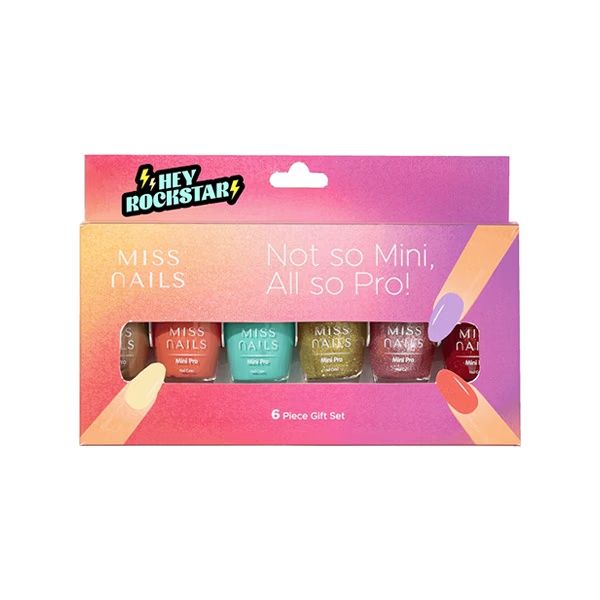 Miss Nails Mini Pro Hey Rockstar 6ml each 6's
