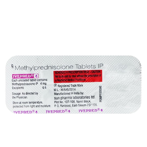 Ivepred 4mg Tablet 10'S
