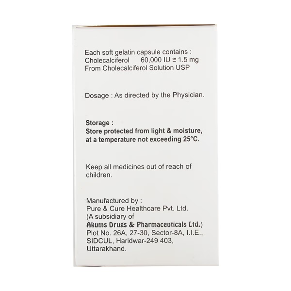 UPSURGE D3 60000iu Capsule 4's