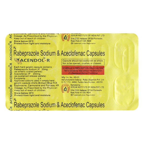 ACENDOL R Capsule 10's