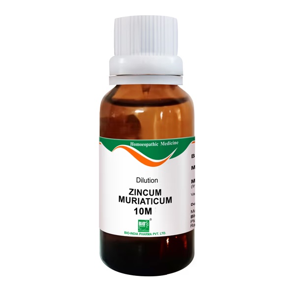 Bio-India Dilution Zincum Muriaticum 10M Liquid 30 ml