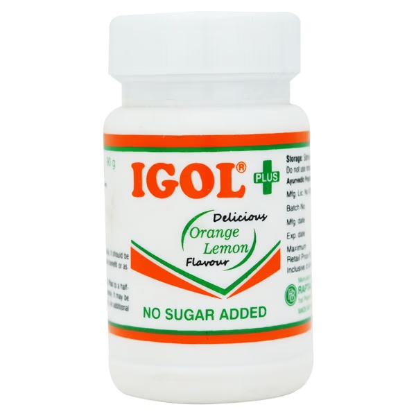 IGOL PLUS DELICIOUS ORANGE LEMON FLAVOUR Powder 90gm