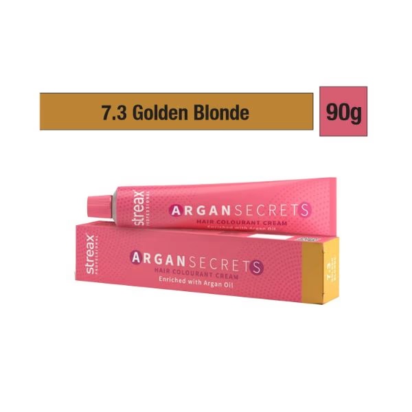 Streax Professional Argan Secrets Hair Colourant Cream Enriched - Golden Blonde 7.3 90 gm 1 1370-streax-professional-argan-secrets-hair-colourant-cream-enriched-golden-blonde-7-3-90-gm-1.jpg