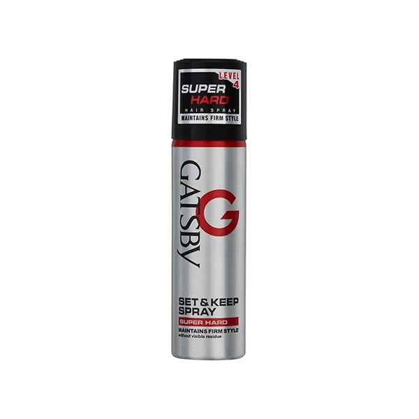 Gatsby Level 4 Super Hard Set & Keep Hair Spray 66 ml