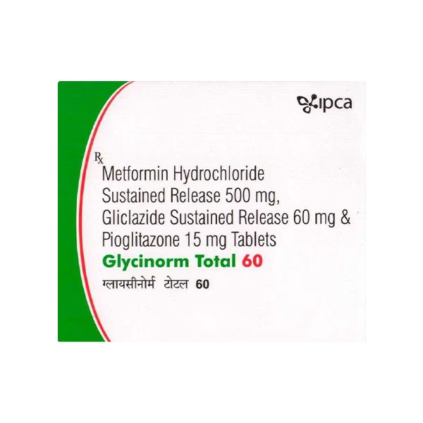 GLYCINORM TOTAL 60mg Tablet 15's