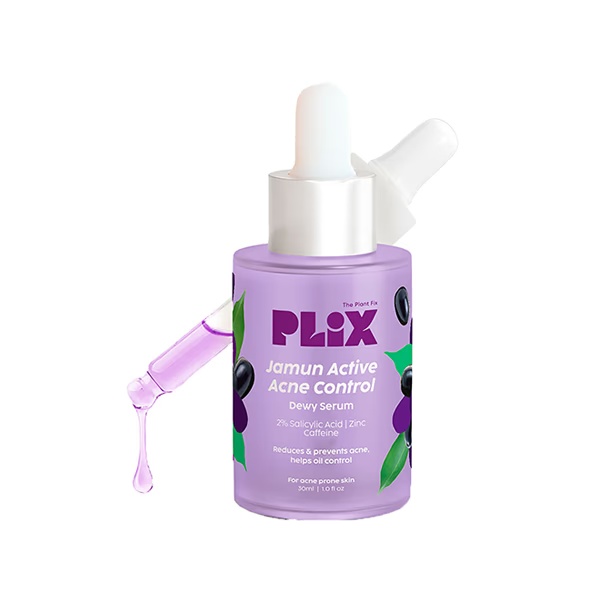 Plix The Plant Fix 2% Salicylic Acid Jamun Active Acne Control Dewy Serum 30 ml