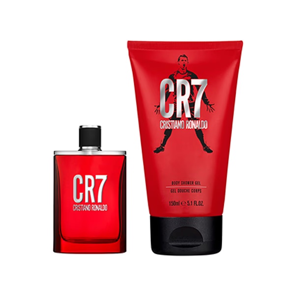 CR7 Cristiano Ronaldo Red Gift Set (Eau De Toilette 30ml + Shower Gel 150ml) 2's