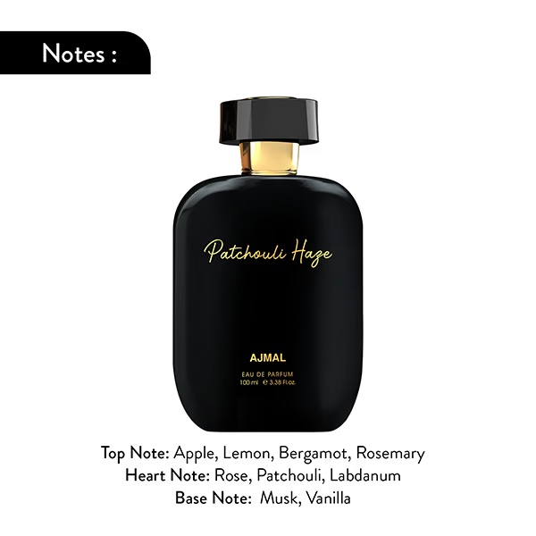 Ajmal Artisan-Patchouli Haze Long-Lasting Fragrance,Handpicked Luxury Perfume, For Men & Women 100 ml
