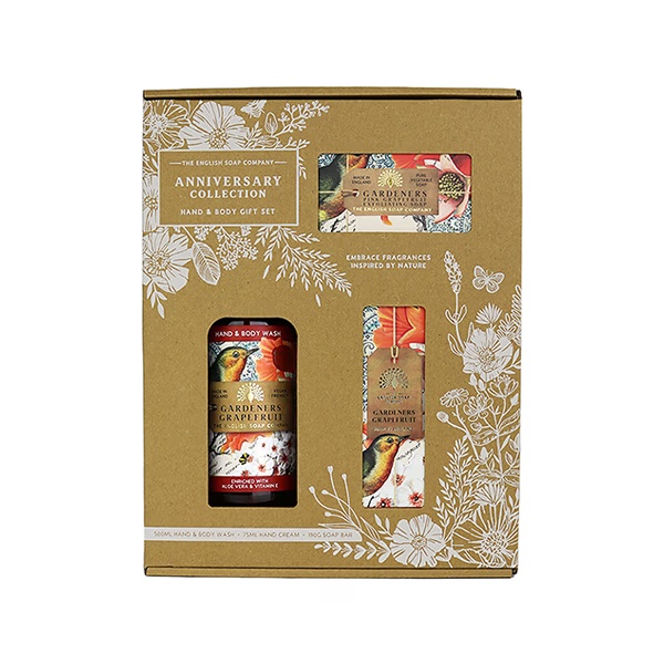 The English Soap Company - Anniversary Gardeners Hand & Body Gift Set 1's