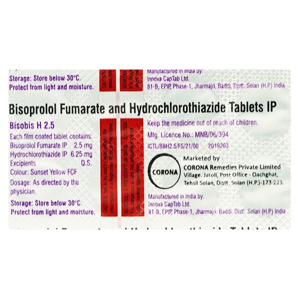 BISOBIS H 2.5 Tablet 10's