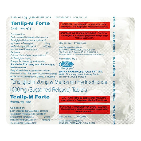 TENLIP M FORTE Tablet 15's