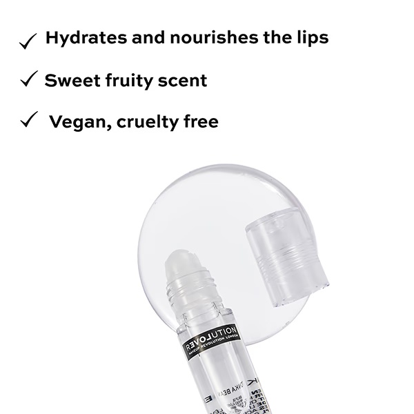 Makeup Revolution Relove Roll Baby Lip Oil Tonka Bean 5 ml