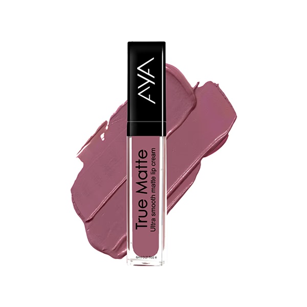 Aya True Matte Liquid Lipstick - Ultra Smooth Matte Lip Cream - 06 Pink Nude 6 ml