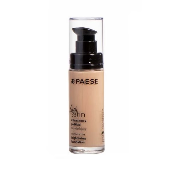 Paese Cosmetics Lush Satin Multivitamin Brightening Foundation 33 Golden Beige 30ml