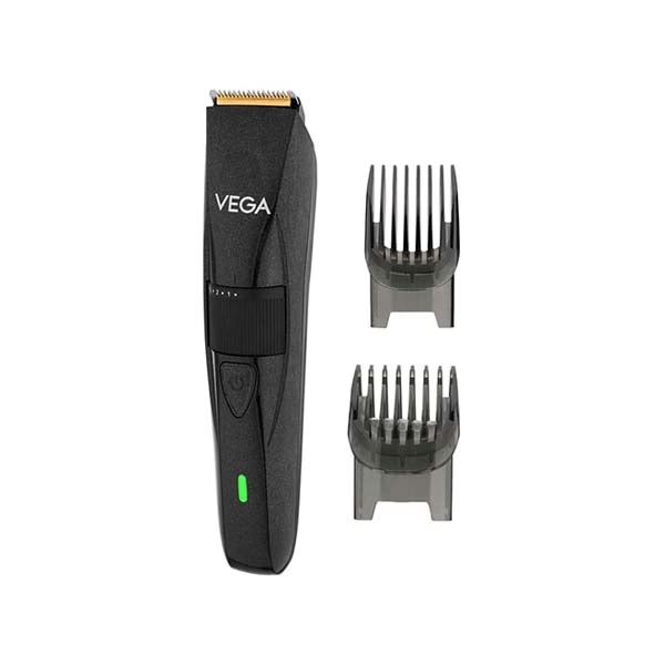 Vega P2 Beard Trimmer for Men with 160 Mins Runtime, Titanium Blades & 40 Length Settings, Battery Powered, Corded Electric, (VHTH-26) 1's