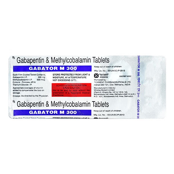 GABATOR M 300 Tablet 10's