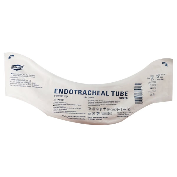 Sterimed Endotracheal Tube Cuffed (SMD 701C)9.5mm 1's