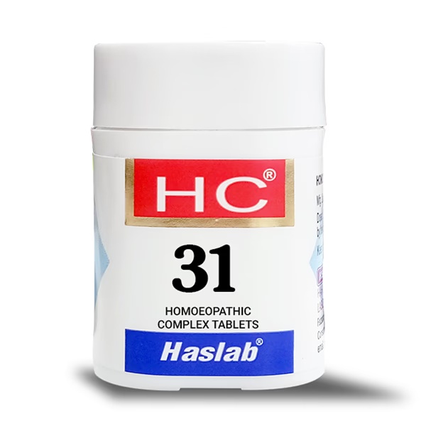 Haslab HC 31 (Homeopathic Complex) Tablet 20 gm