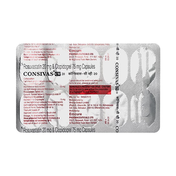 CONSIVAS CV 20 Capsule 10's