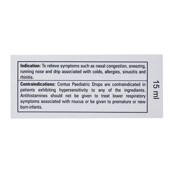 Contus Paediatric Drops 15ml