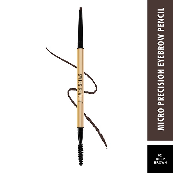 Swiss Beauty Micro Precision Eyebrow Pencil (Deep Brown) 0.1 gm 1 14082-swiss-beauty-micro-precision-eyebrow-pencil-deep-brown-0-1-gm-1.jpg