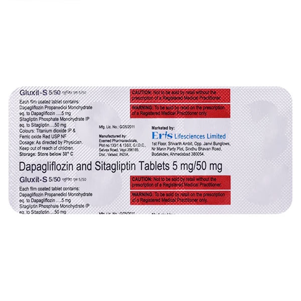 GLUXIT S 5/50 Tablet 10's