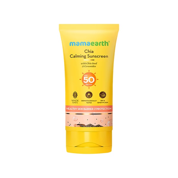 Mamaearth Chia Calming Sunscreen with Chia Seed & Ceramides 50 g