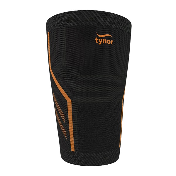 Tynor Sport Thigh Support Air Pro - Black & Orange (S) 1's