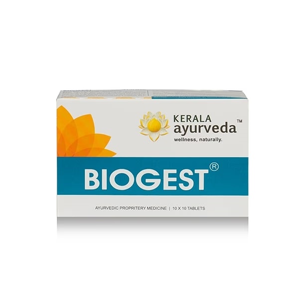 Kerala Ayurveda Biogest Tablet (Pack of 10 x 10's)