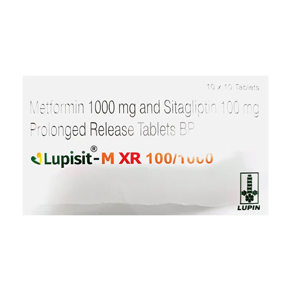 LUPISIT M XR 100/1000 Tablet 10's
