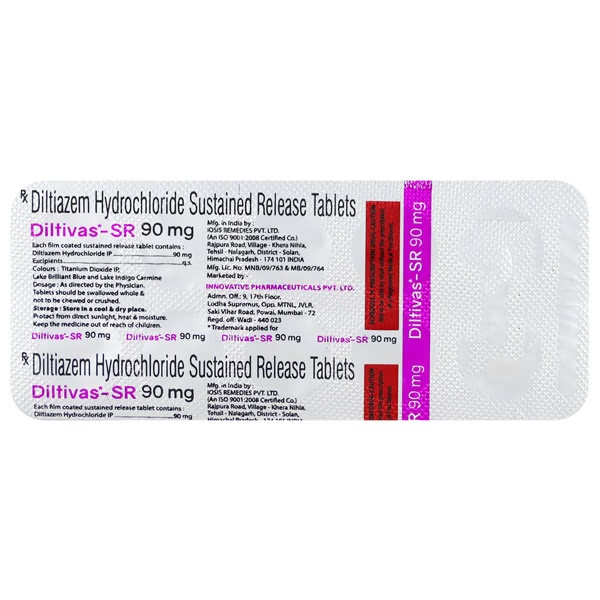 DILTIVAS SR 90mg Tablet 10's