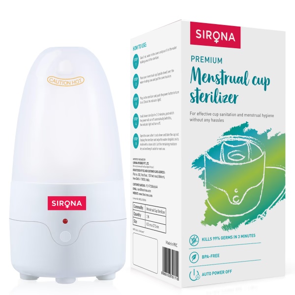 Sirona Menstrual Cup Sterilizer 1's