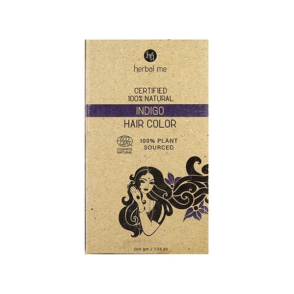 Herbal Me Certified 100% Natural Indigo Hair Color 200 gm