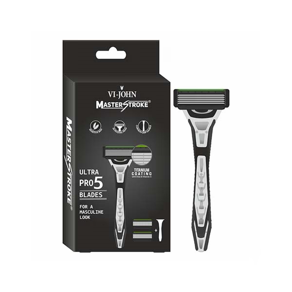 Vi-John Master Stroke Ultra Pro 5 Blades Titanium Coating with Aloe and Vitamin E 1's