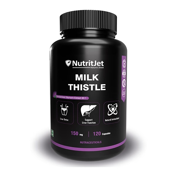NutritJet Milk Thistle 150 mg Capsule 120's