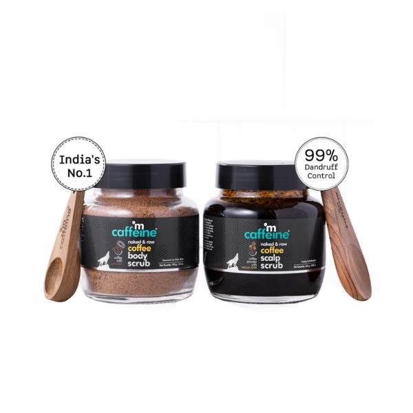 mCaffeine Coffee Hero Scrubs Combo 350 gm