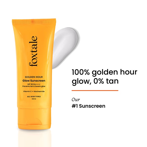 Foxtale Essentials Brightening Spf 50 Sunscreen with Vitamin C and Niacinamide 50 ml