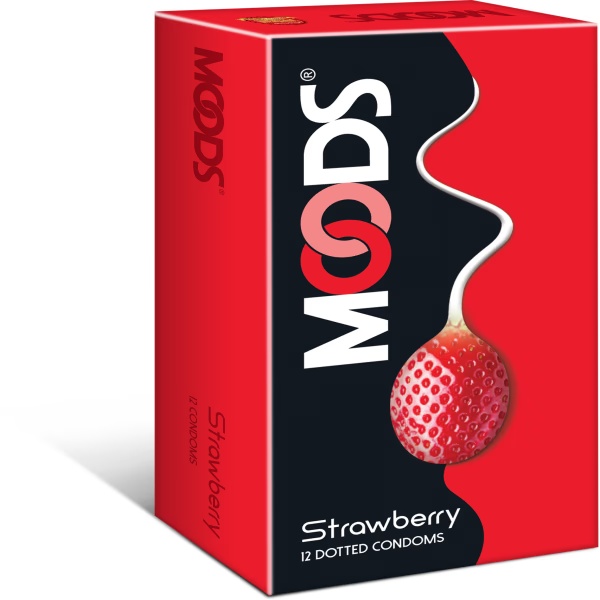 Moods Condoms - Strawberry 12's