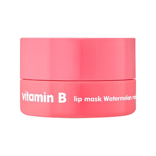 The Face Shop Vitamin B Tinted Overnight Lip Balm with Watermelon, Shea Butter for Soft, Pink Lips 7 gm