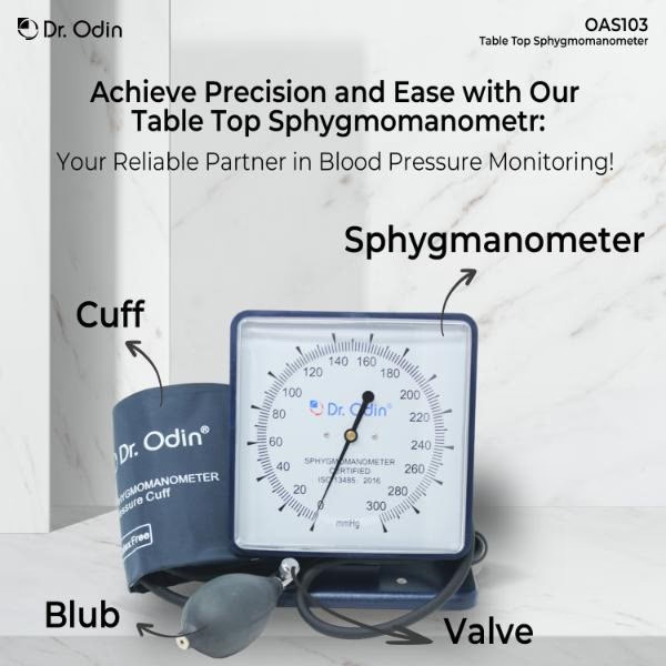 Dr. Odin Aneroid Sphygmomanometer Table Top (OAS-103) 1's