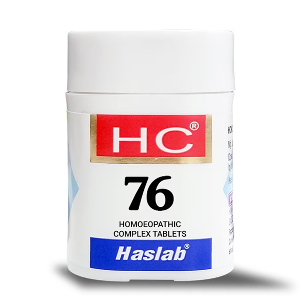 Haslab HC 76 (Homeopathic Complex) Tablet 20 gm
