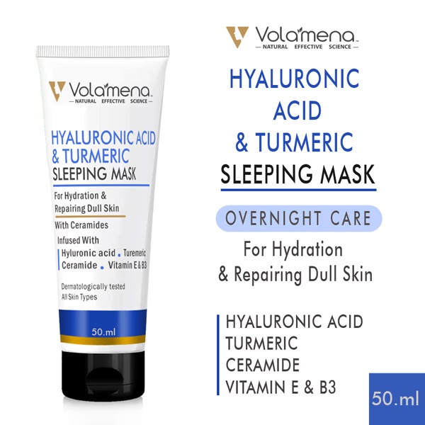 Volamena Hyaluronic acid & Turmeric sleeping mask 50 ml