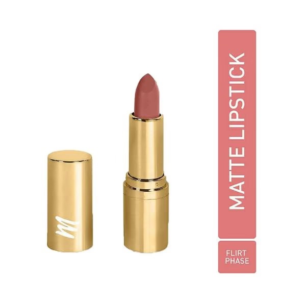 MyGlamm Treasure IT Suede Matte Lipstick-Flirt Phase 4.2 gm