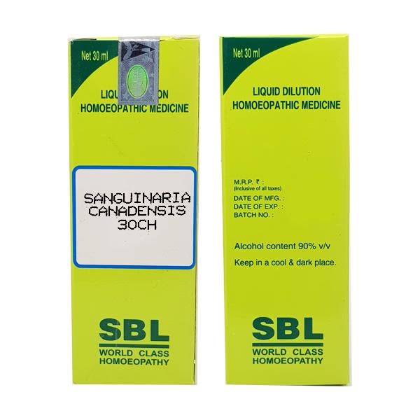 SBL Sanguinaria Canadensis 30 Liquid 30 ml