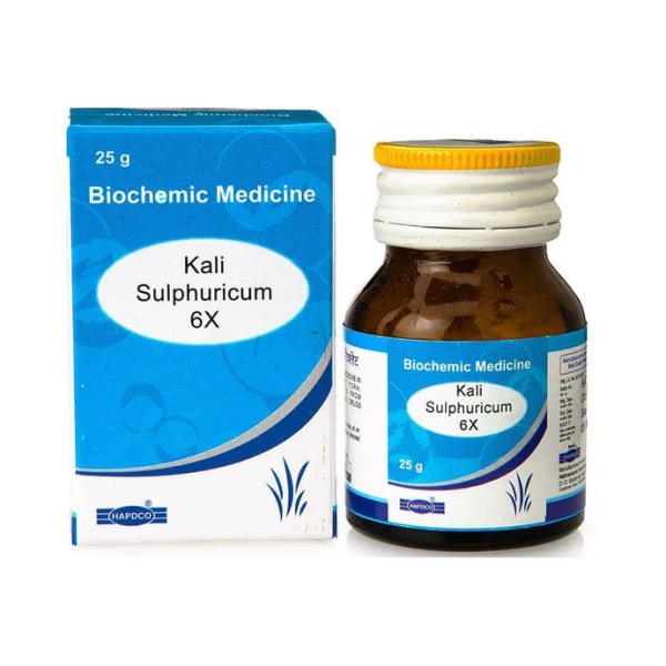 Hapdco Kali Sulphuricum 6X Tablet 25 gm
