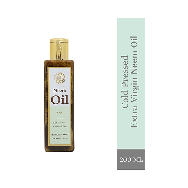 The Pure Story Neem Oil 100 Percent Pure Natural Pet Hair Oils 200 ml