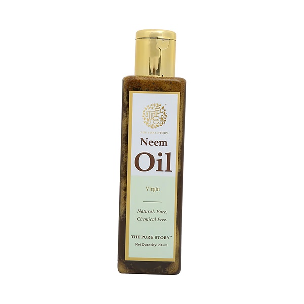 The Pure Story Neem Oil 100 Percent Pure Natural Pet Hair Oils 200 ml