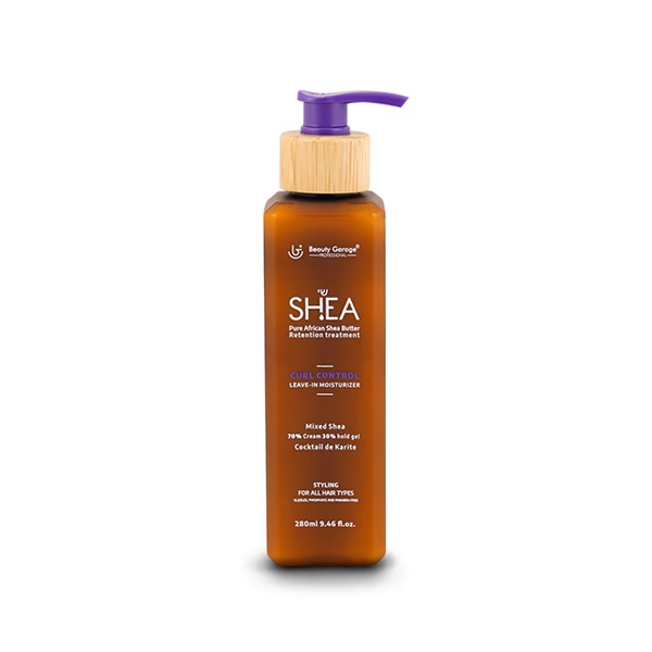 Beauty Garage Shea Curl Control Leave In Moisturizer 70% Cream 30% Hold Gel 280 ml